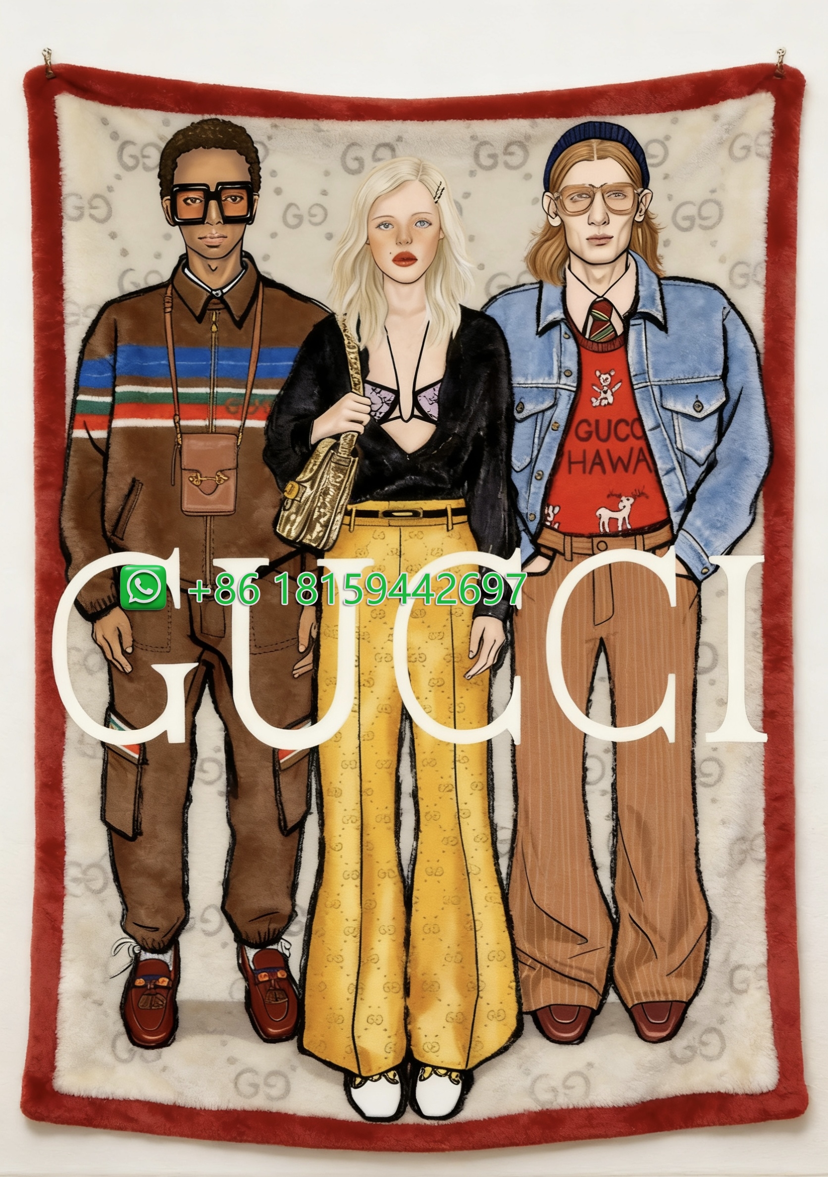 Gucci Throw Blankets